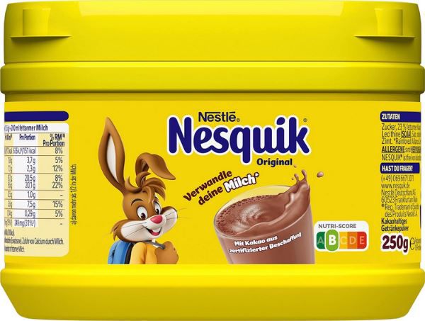 10er Pack Nestlé Nesquik Kakao Getränkepulver, je 250g ab 20,43€ (statt 24€)