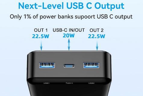 Asperx Powerbank mit 20.000mAh & 22.5W Schnellladefunktion für 13,99€ (statt 28€)