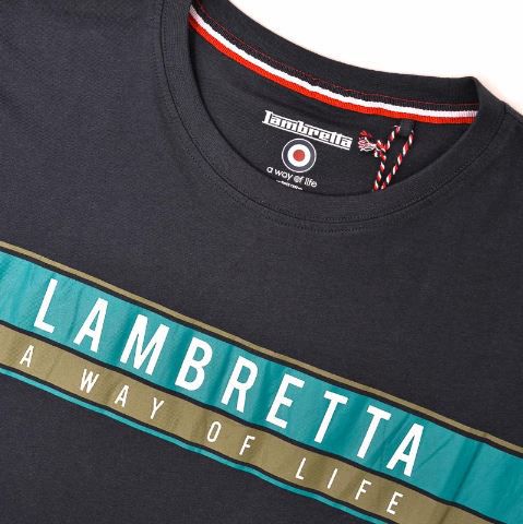 Lambretta Chest Stripe T Shirt für 10,25€ (statt 21€)
