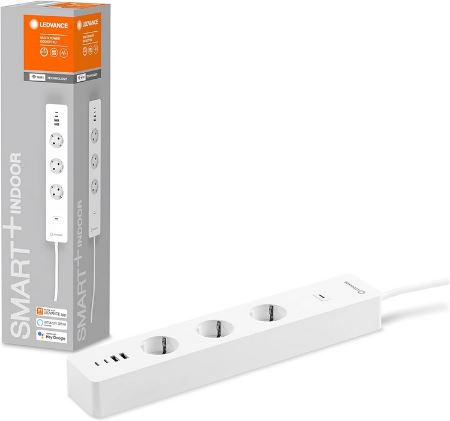 Ledvance Smart Plug 3 Fach Steckdosenleiste mit WiFi & USB für 19,99€ (statt 29€)