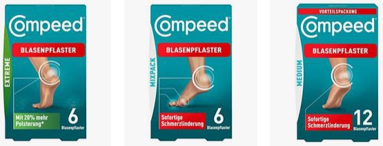 Amazon: Compeed Blasen  und Hühneraugenpflaster im Sale