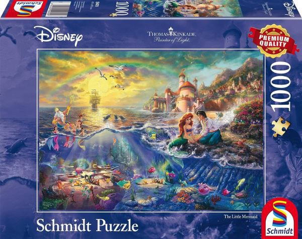 Schmidt 59479 Thomas Kinkade   Arielle Puzzle, 1.000 Teile für 9,19€ (statt 14€)