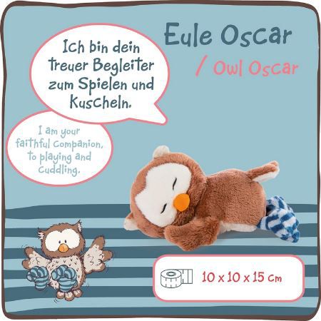 NICI Oscar im Nest Plüschtier, 12cm für 13,99€ (statt 20€)