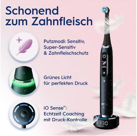 Oral B iO Series 10 Plus Edition mit 7 Putzmodi + Bürsten für 349,99€ (statt 430€)