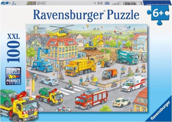 Ravensburger Fahrzeuge in der Stadt Kinderpuzzle, 100 tlg. für 10,63€ (statt 14€)