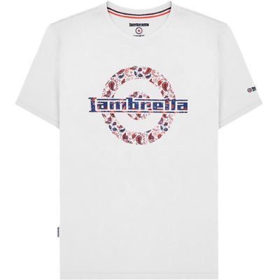 Lambretta Paisley Logo T Shirt für 10,95€ (statt 21€)