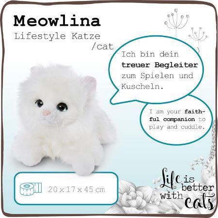 NICI Kuscheltier Katze Meowlina, 45 cm für 16,98€ (statt 27€)