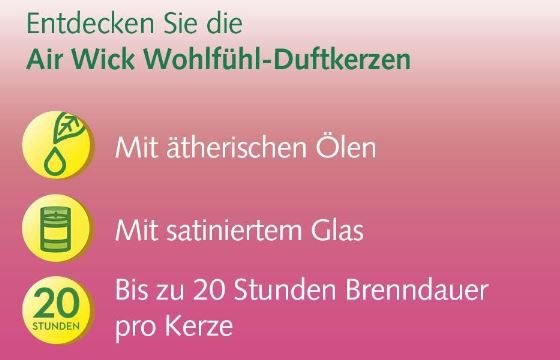 6er Pack Air Wick Wohlfühl Duftkerze Blumenwiese ab 13,26€ (statt 17€)