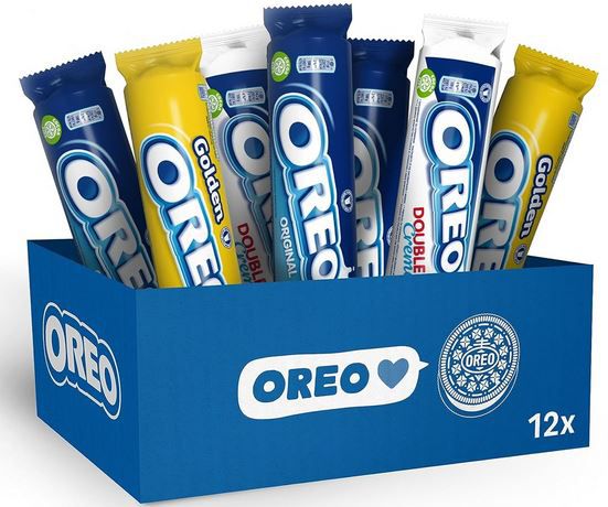 OREO Keks Geschenkbox mit 12 Packungen in 3 Sorten für 10,99€ (statt 17€)