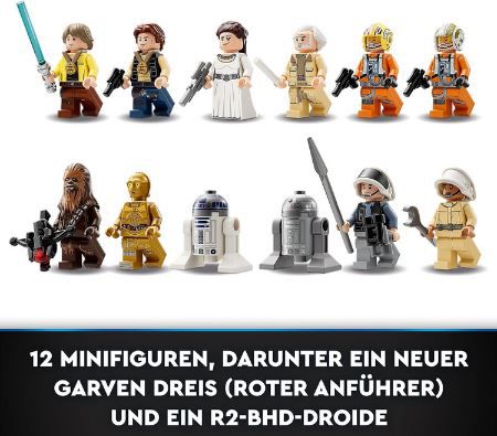 LEGO 75365 Star Wars: Rebellenbasis auf Yavin 4 Bauset für 103,13€ (statt 122€)