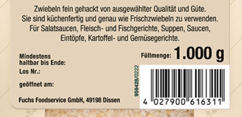 1Kg Fuchs Professional Zwiebelgranulat ab 10,37€ (statt 15€)