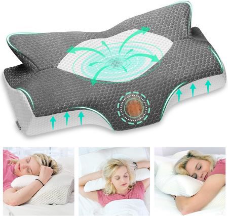 Elviros Orthopädisches Kissen aus Memory Foam für 24,99€ (statt 50€)