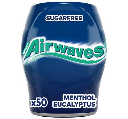 6er Pack Airwaves Menthol & Eucalyptus Kaugummi, 50 Dragees ab 11,64€ (statt 18€)