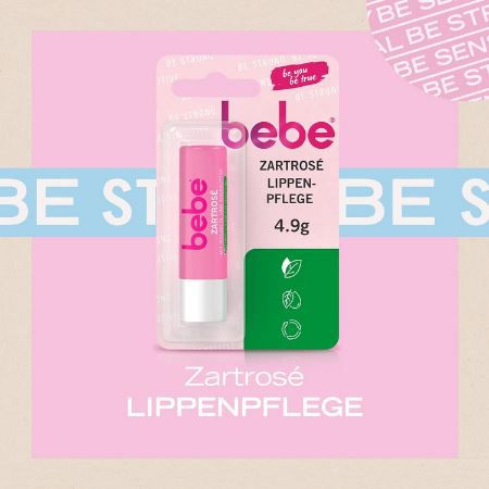 12x bebe Zartrosé Lippenpflege mit Mandelöl & Sheabutter für 10,36€ (statt 17€)