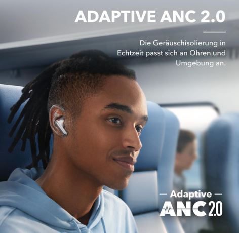 soundcore by Anker Liberty 4 Bluetooth Kopfhörer mit ANC für 53,39€ (statt 80€)