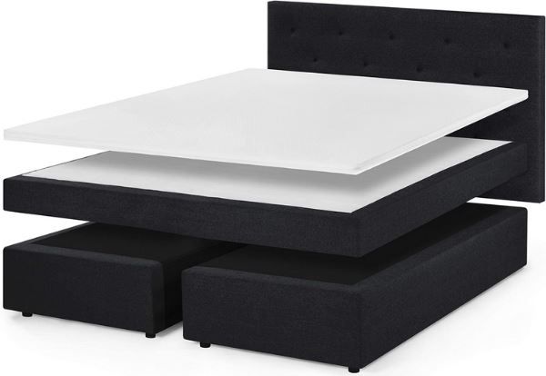 Traumnacht Boxspringbett inkl. Matratze + Topper, 140 x 200cm für 593,90€ (statt 700€)