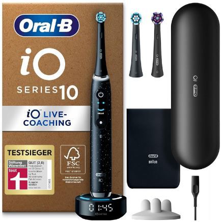 Oral-B iO Series 10 Plus Edition mit 7 Putzmodi + Bürsten für 349,99€ (statt 430€)