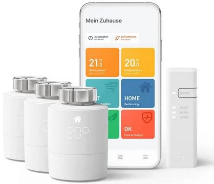 3x tado° V3+ Smartes Heizkörper Thermostat + Bridge für 169,95€ (statt 197€)