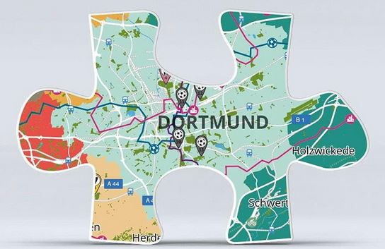 PuzzleMap Stadtplan Puzzles mit versch. Städten/Regionen für je 7,95€ (statt 30€)
