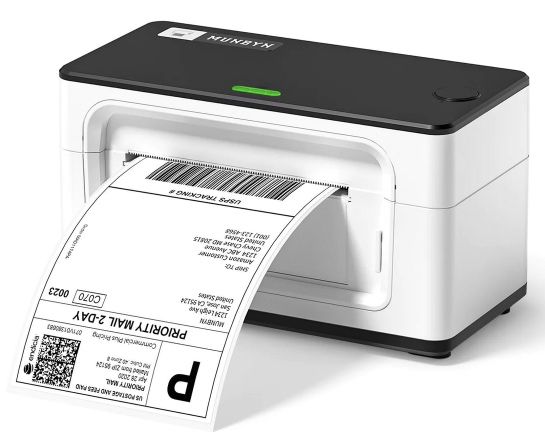 MUNBYN P941 Etiketten  & Thermodrucker (203 DPI) für 75,99€ (statt 190€)