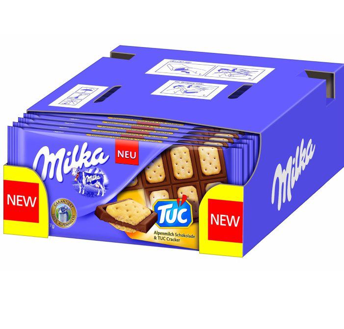 🍫 9x Milka Alpenmilch Schokolade & TUC Cracker (je 87g) für 8,91€ (statt 18€) – 0,99€ pro Tafel