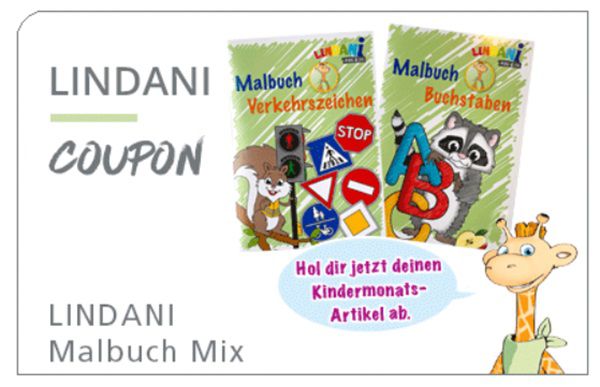 Linda Apotheken: Einen LINDANI Malbuch Mix GRATIS