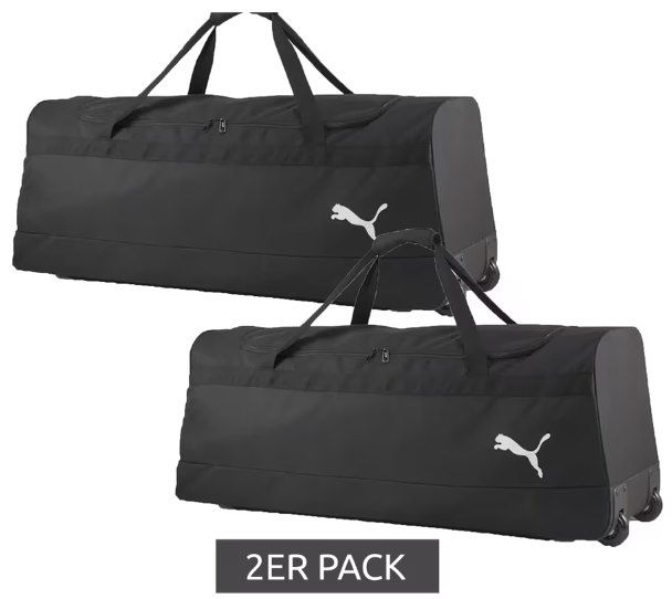 2x PUMA Teamgoal 23 Wheel Teambag XL Reisetasche mit Rädern für 72,79€ (statt 158€)