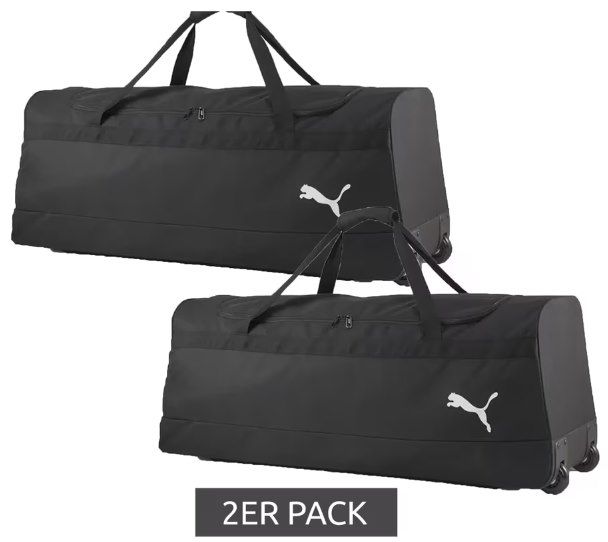 2x PUMA Teamgoal 23 Wheel Teambag XL Reisetasche mit Rädern für 63,79€ (statt 100€)