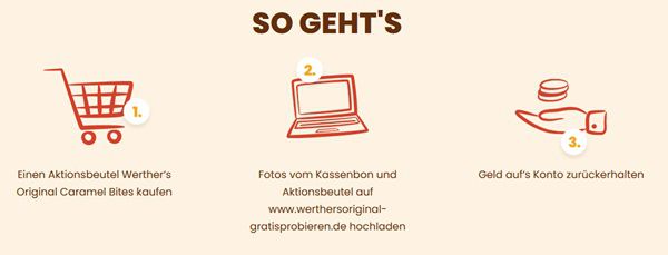 Verlängerung! Werther’s Original Caramel Bites kostenlos naschen