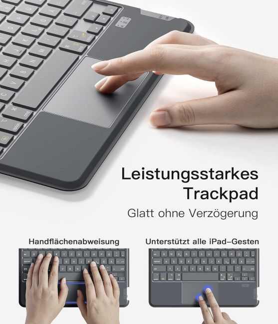 Inateck Tastaturhülle für iPad Air und Pro für 44,79€ (statt 56€)