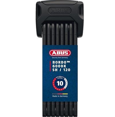 🔐 ABUS Faltschloss Bordo 6000K mit SH-Schlosshalter für 61€ (statt 80€)