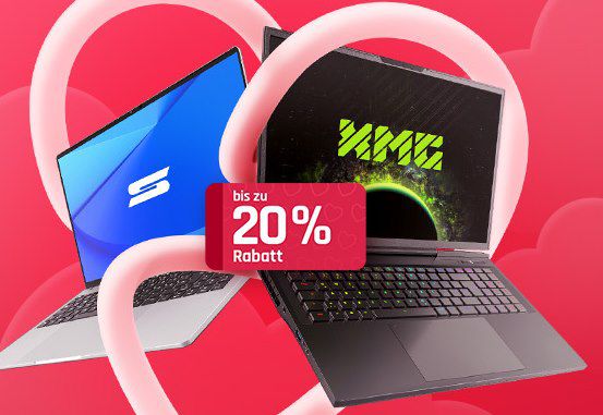 Bestware Valentins Deals: bis zu 20% Rabatt auf Gaming Laptop