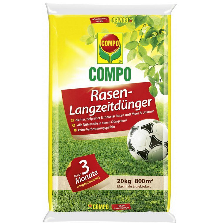 COMPO Rasen Langzeitdünger (20kg) für 37,61€ (statt 50€)