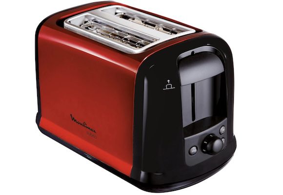 Moulinex LT261D Subito   Roter Doppelschlitz Toaster für 31,99€ (statt 37€)