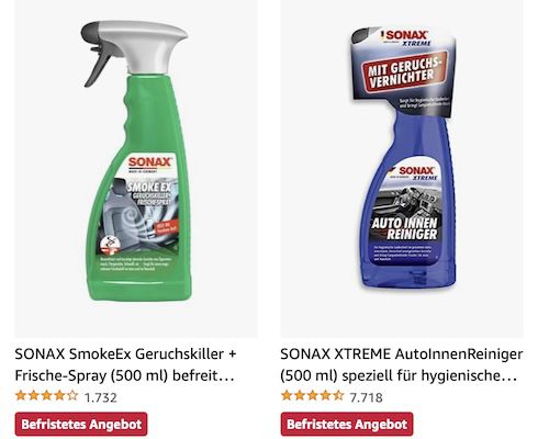 Amazon: Sonax Autopflegeprodukte