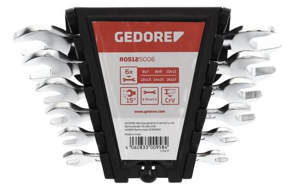 GEDORE Red Dop­pel­maul­schlüs­sel Satz für 14,99€ (statt 22€)