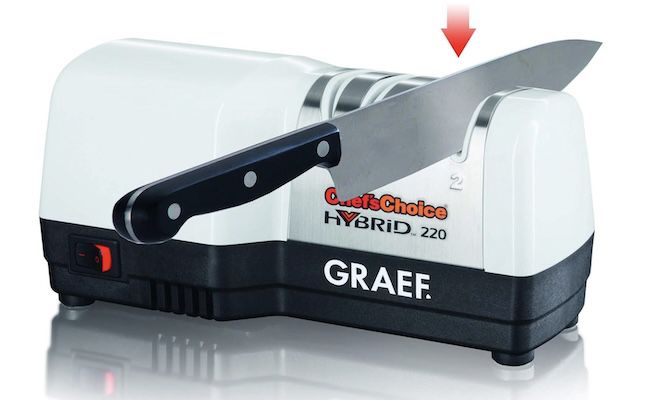 Graef Hybrid Chefs Choice CC 80   Elek­tri­sches Schleif­ge­rät für 61,99€ (statt 70€)