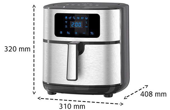 ICQN AF80B R Heißluftfritteuse AirFryer für 59,90€ (statt 80€)