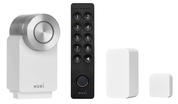 Nuki Smart Lock 4.0 Pro + Keypad 2.0 + Door Sensor für 378,21€ (statt 472€)