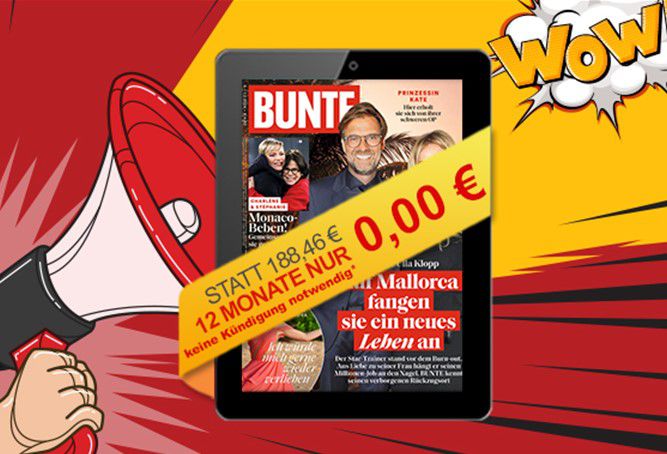 🔥 54 Ausgaben Bunte als E Paper für 0€ (statt 188€)   Selbstkündigend!