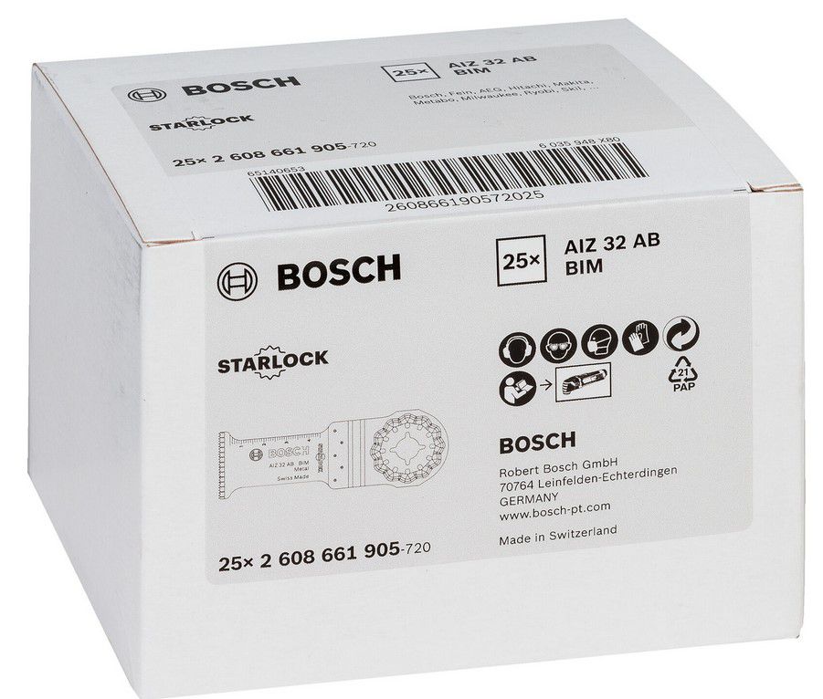 3er Pack Bosch Tauchsägeblatt AIZ 32 AB Metal für 5,25€ (statt 24€)