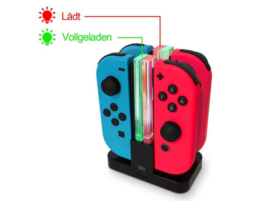 Eaxus Switch Joy Con Controller Ladestation für 12,49€ (statt 18€)