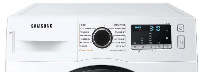 Samsung DV81TA Wärmepumpentrockner (8 kg, A++) für 469€ (statt 643€)