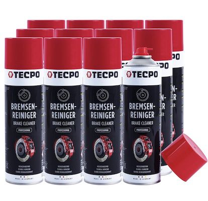 12x TECPO Brem­sen­rei­ni­ger Uni­ver­salrei­ni­ger je 500 ml für 25,99€ (statt 32€)