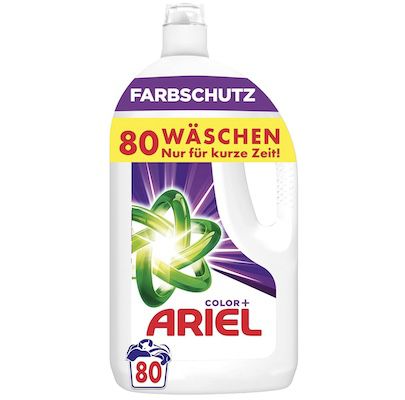 Ariel Flüssigwaschmittel Color+ mit Farbschutz (80 WL) für 14,40€ (statt 17€)