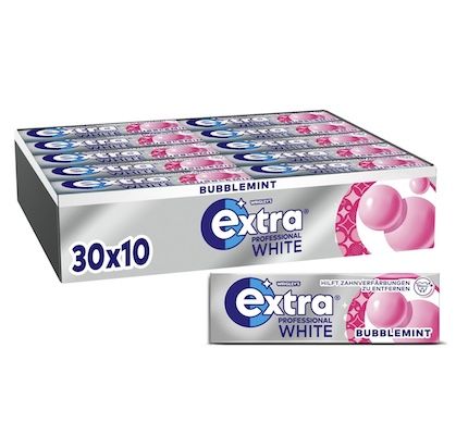 300x Extra Professional White Bubblemint für 9,99€ (statt 35€)