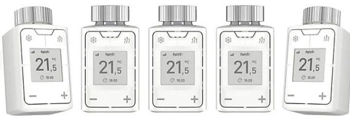 5er Set AVM FRITZ!DECT 302 Smarte Heizkörper Thermostate für 199€ (statt 250€)