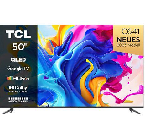 TCL C641 QLED smart UHD 50″ TV für 378€ (statt 429€)