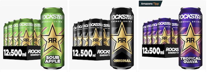 🔥 12x Rockstar Energy Drink Blueberry 11,39€ (statt 21€)   auch andere Sorten