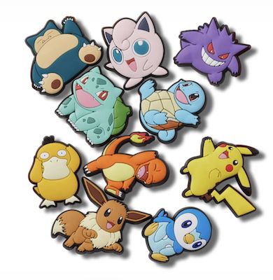 10er Pack Pokemon Crocs Jibbitz für 17,45€ (statt 28€)